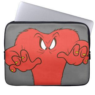 Gossamer dreigende pose laptop sleeve