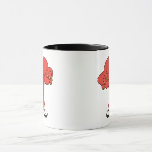 Gossamer dreigende pose mok (Midden)