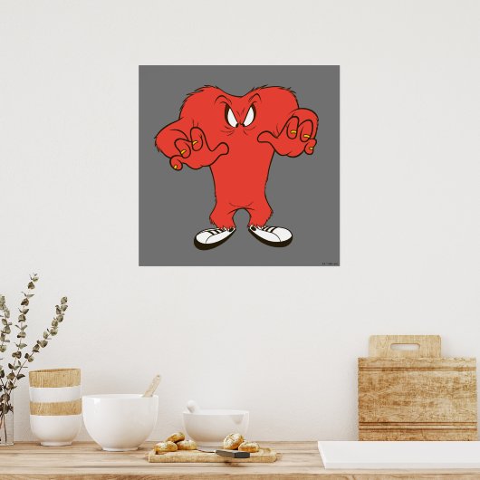 Gossamer dreigende pose poster (Keuken)