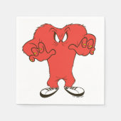 Gossamer dreigende pose servet (Voorkant)