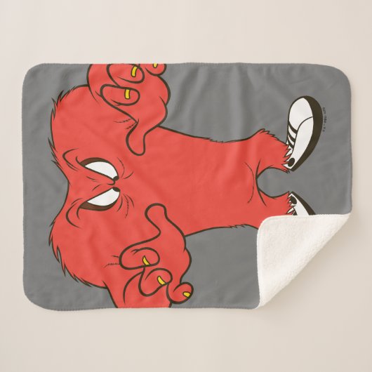 Gossamer dreigende pose sherpa deken (Voorkant (horizontaal))