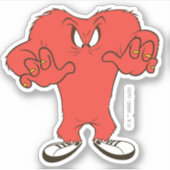 Gossamer dreigende pose sticker (Voorkant)