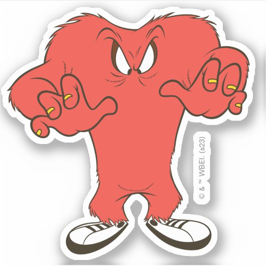 Gossamer dreigende pose sticker (Voorkant)
