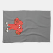 Gossamer dreigende pose theedoek (Horizontaal)