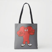 Gossamer dreigende pose tote bag (Voorkant)