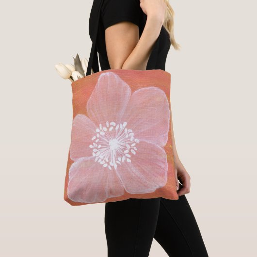 Gossamer Flower Canvas tas (Dichtbij)