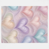 Gossamer Hearts Fleece Deken (Voorkant (Horizontaal))