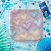 Gossamer Hearts Papieren Bordje (Feest)