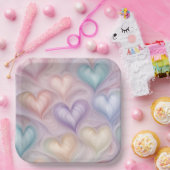 Gossamer Hearts Papieren Bordje (Feest)
