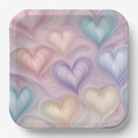 Gossamer Hearts Papieren Bordje (Voorkant)