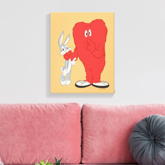 Gossamer Holding BUGS BUNNY™ Canvas Afdruk (Insitu (Woonkamer))