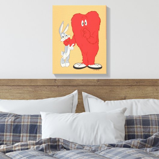 Gossamer Holding BUGS BUNNY™ Canvas Afdruk (Insitu (Slaapkamer))