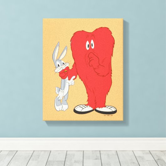 Gossamer Holding BUGS BUNNY™ Canvas Afdruk (Insitu (Houten vloer))