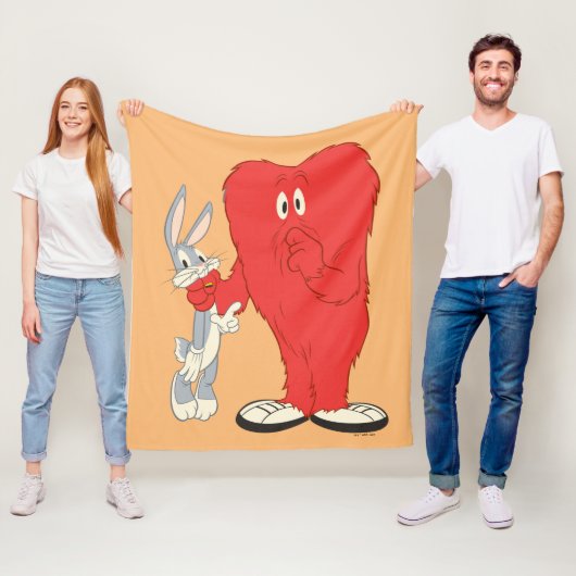 Gossamer Holding BUGS BUNNY™ Fleece Deken (In situ)