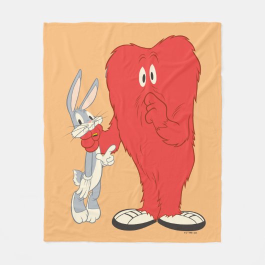 Gossamer Holding BUGS BUNNY™ Fleece Deken (Voorkant)