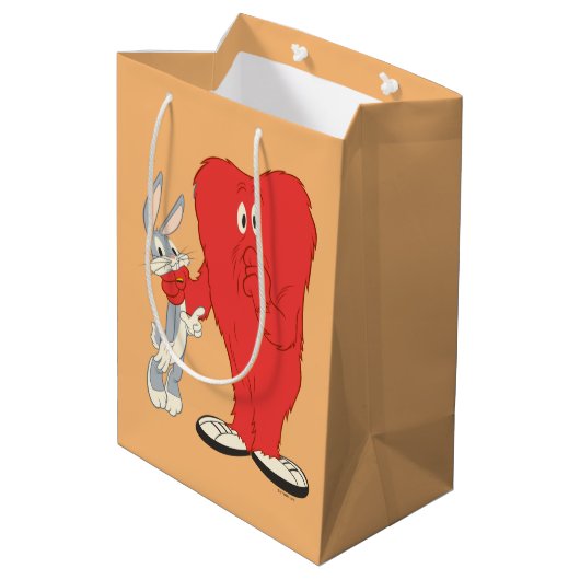 Gossamer Holding BUGS BUNNY™ Medium Cadeauzakje (Achterkant Gekanteld)