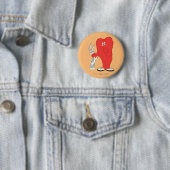 Gossamer Holding BUGS BUNNY™ Ronde Button 5,7 Cm (In situ)
