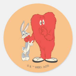 Gossamer Holding BUGS BUNNY™ Ronde Sticker
