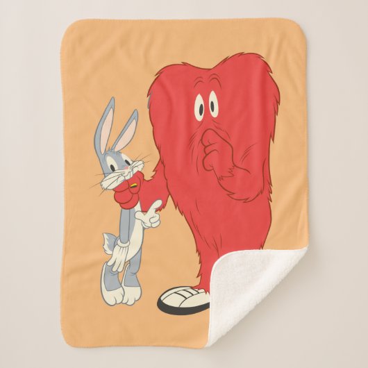 Gossamer Holding BUGS BUNNY™ Sherpa Deken (Voorkant)