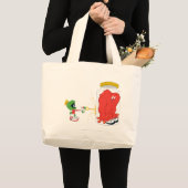 Gossamer in een pot - Kleur Grote Tote Bag (Voorkant (product))