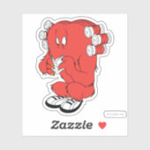 Gossamer lezen - Volledige kleur Sticker (Vel)