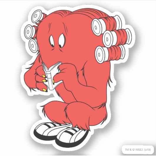 Gossamer lezen - Volledige kleur Sticker (Voorkant)