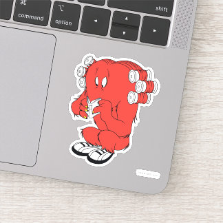 Gossamer lezen - Volledige kleur Sticker