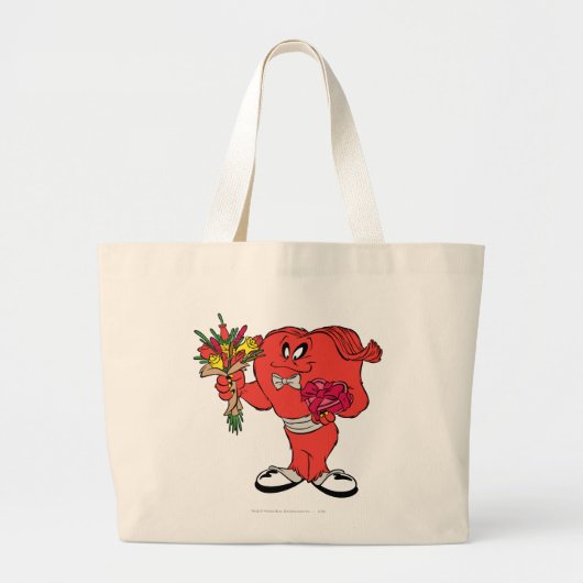 Gossamer met rozen grote tote bag (Voorkant)