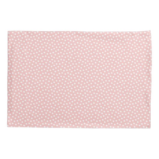 Gossamer Pink Waterverf Stippen Pillow Hoesje Kussensloop (Achterkant)