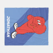 Gossamer Posing - Kleur Fleece Deken (Voorkant (Horizontaal))