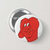 Gossamer Posing - Kleur Ronde Button 5,7 Cm (Voorkant /achterkant)