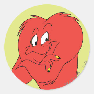 Gossamer Posing - Kleur Ronde Sticker