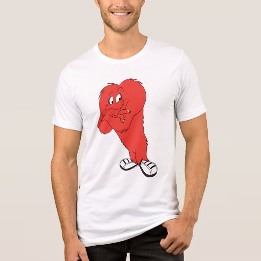 Gossamer Posing - Kleur Tri-Blend Shirt (Voorkant)