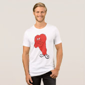 Gossamer Posing - Kleur Tri-Blend Shirt (Voorkant volledig)