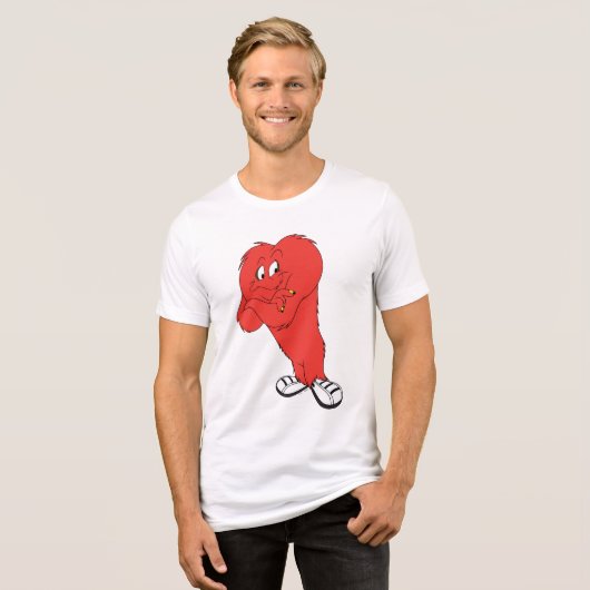 Gossamer Posing - Kleur Tri-Blend Shirt (Voorkant volledig)