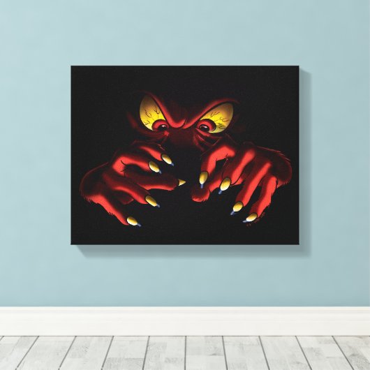 Gossamer Reaching Out of the Shadows Canvas Afdruk (Insitu (Houten vloer))