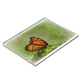 Gossamer Wings of Monarch Butterfly Poem by Me Notitieboek (Linkerzijde)