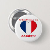 Gosselin Ronde Button 5,7 Cm (Voorkant /achterkant)