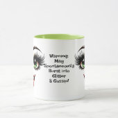 Gossip,  Add Name Message, Fabulous Eyes Face Mok (Midden)