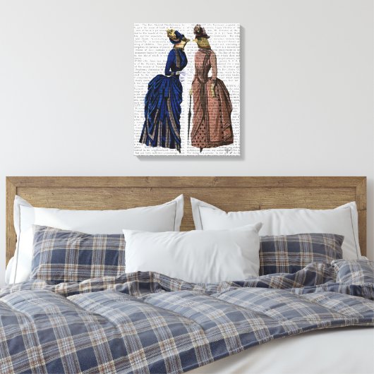 Gossip Birds Canvas Afdruk (Insitu (Slaapkamer))