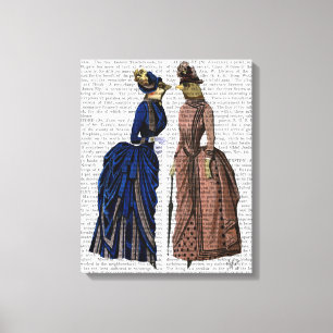 Gossip Birds Canvas Afdruk