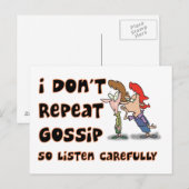 Gossip Briefkaart (Voorkant / Achterkant)