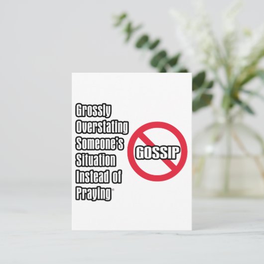 Gossip Briefkaart (Staand voorkant)