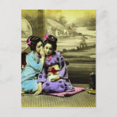 Gossip Geisha Girls of Old Japan  Japans Briefkaart (Voorkant)