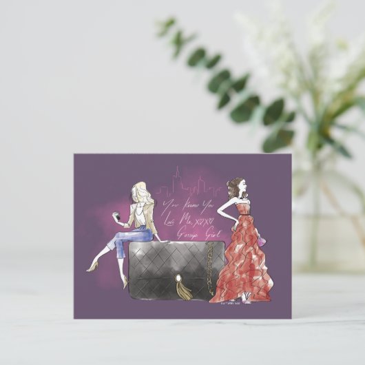 Gossip Girl - Je weet dat je van me houdt Briefkaart (Staand voorkant)