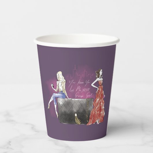 Gossip Girl - Je weet dat je van me houdt Papieren Bekers (Achterkant)