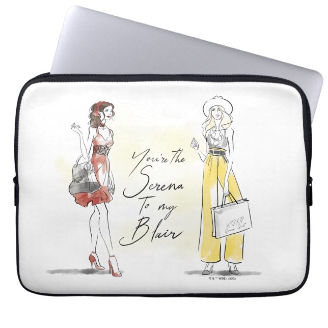 Gossip Girl - Jij bent de Serena van mijn Blair Laptop Sleeve (Voorkant)