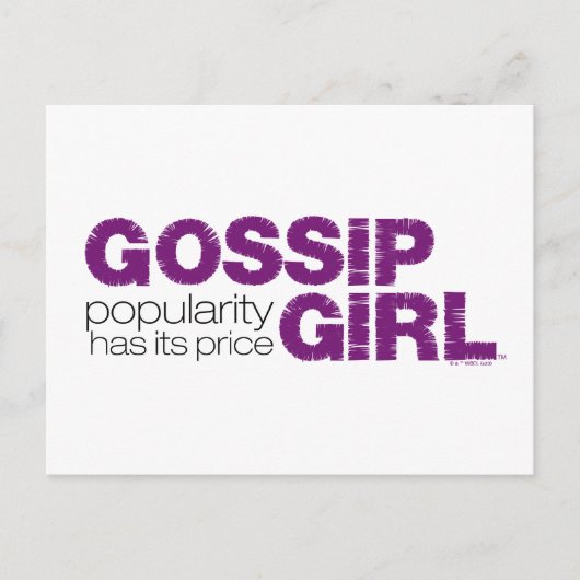 Gossip Girl - Populariteit heeft zijn prijs Briefkaart (Voorkant)