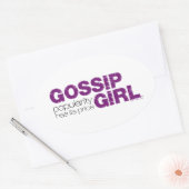 Gossip Girl - Populariteit heeft zijn prijs Ovale Sticker (Envelop)