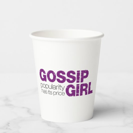 Gossip Girl - Populariteit heeft zijn prijs Papieren Bekers (Achterkant)